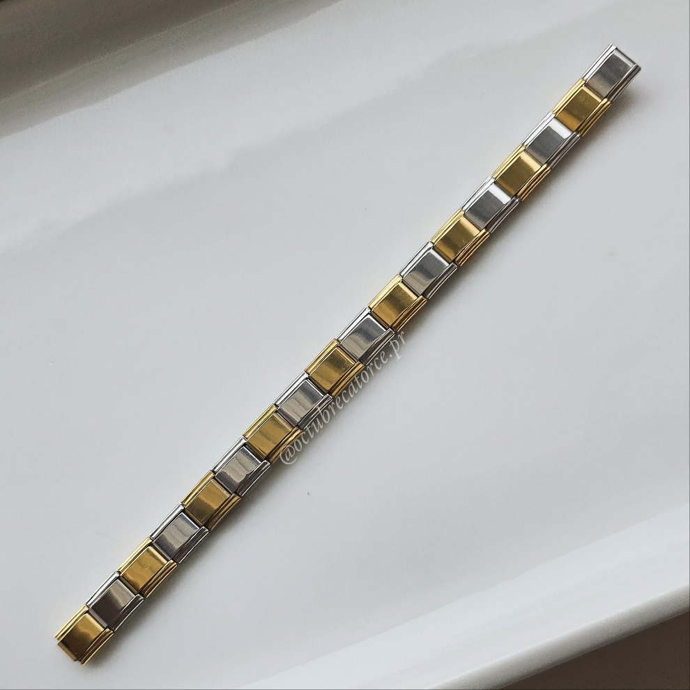 Dos tonos Italian Bracelet