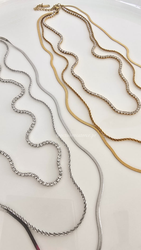 Vid Layer Necklace