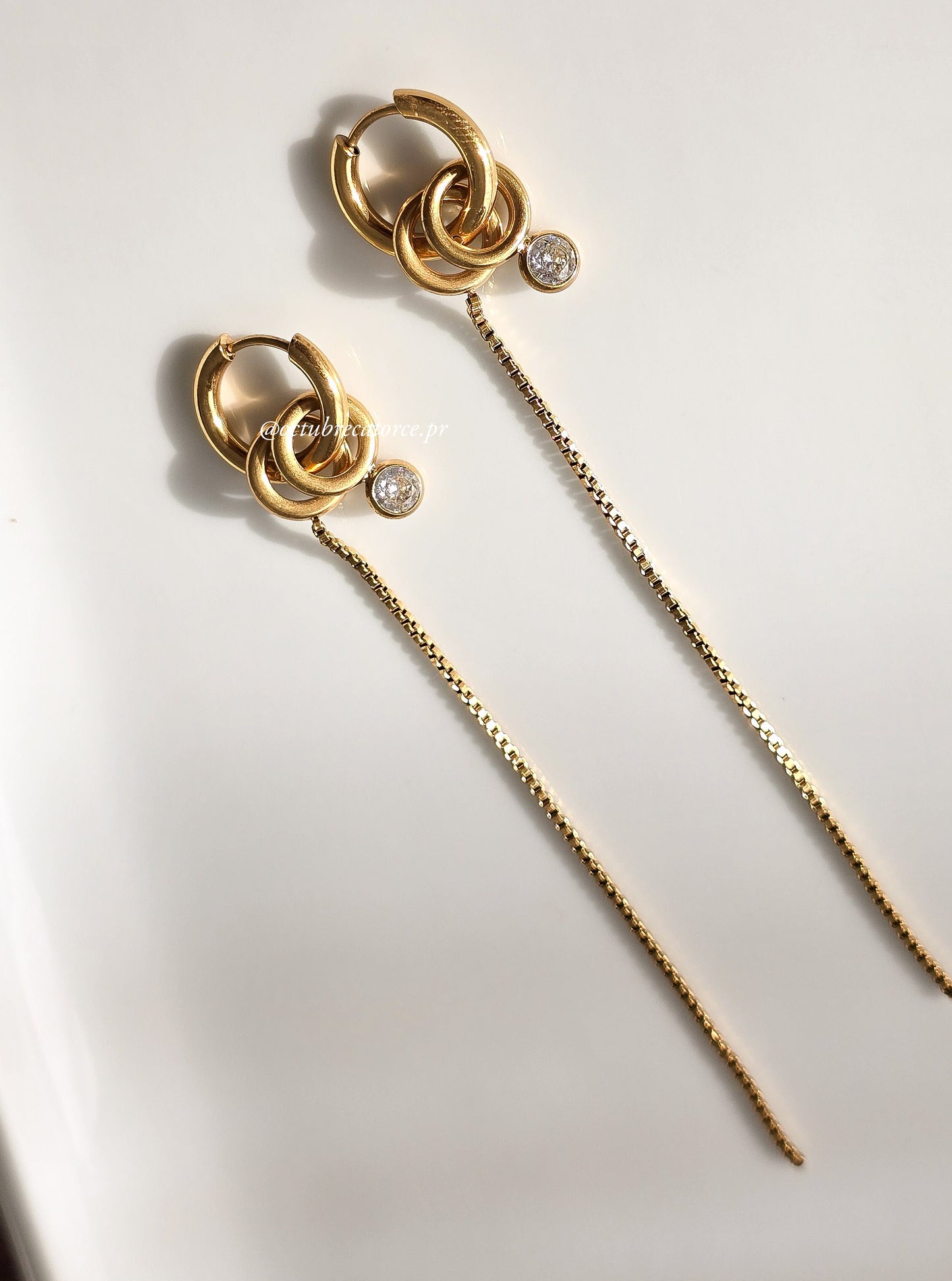 Golden Drop Earrings