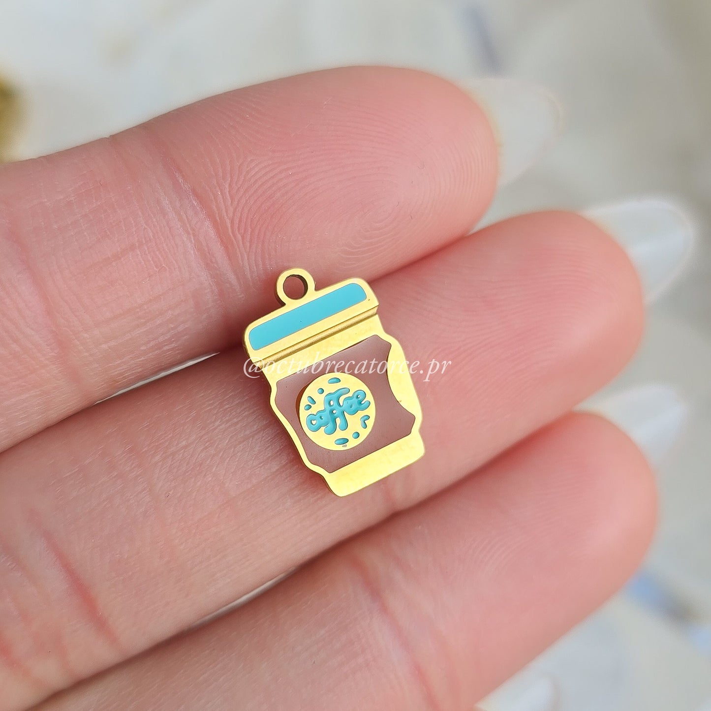 Coffee Cup Charm