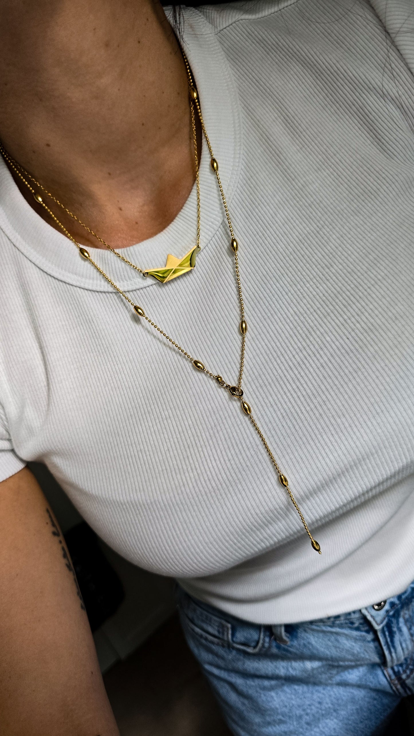 Barquito de Papel Necklace