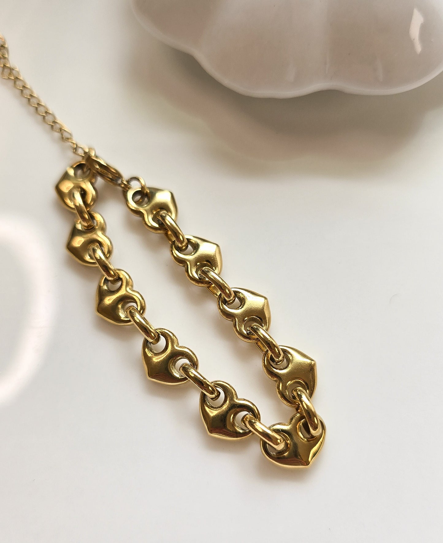 Heart Gold Bracelet