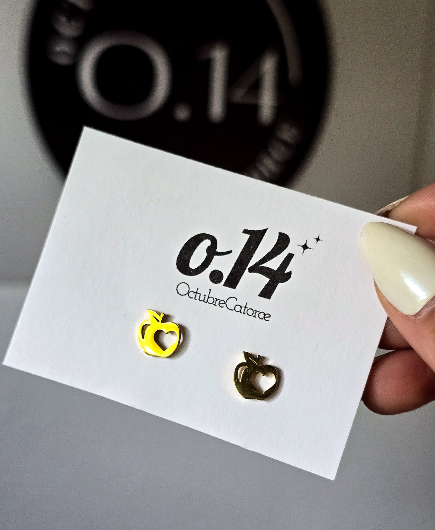 Back to School Earrings (Apple)