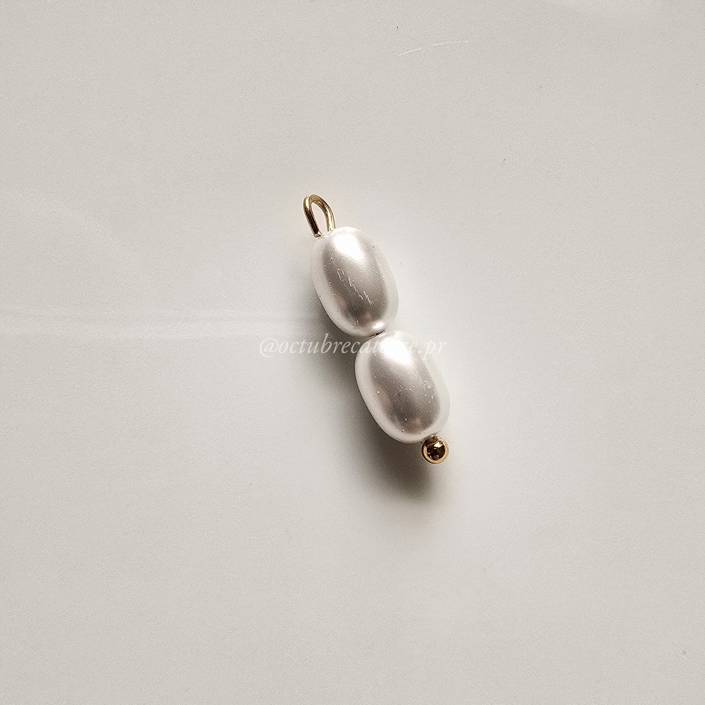 Double Pearl Charm
