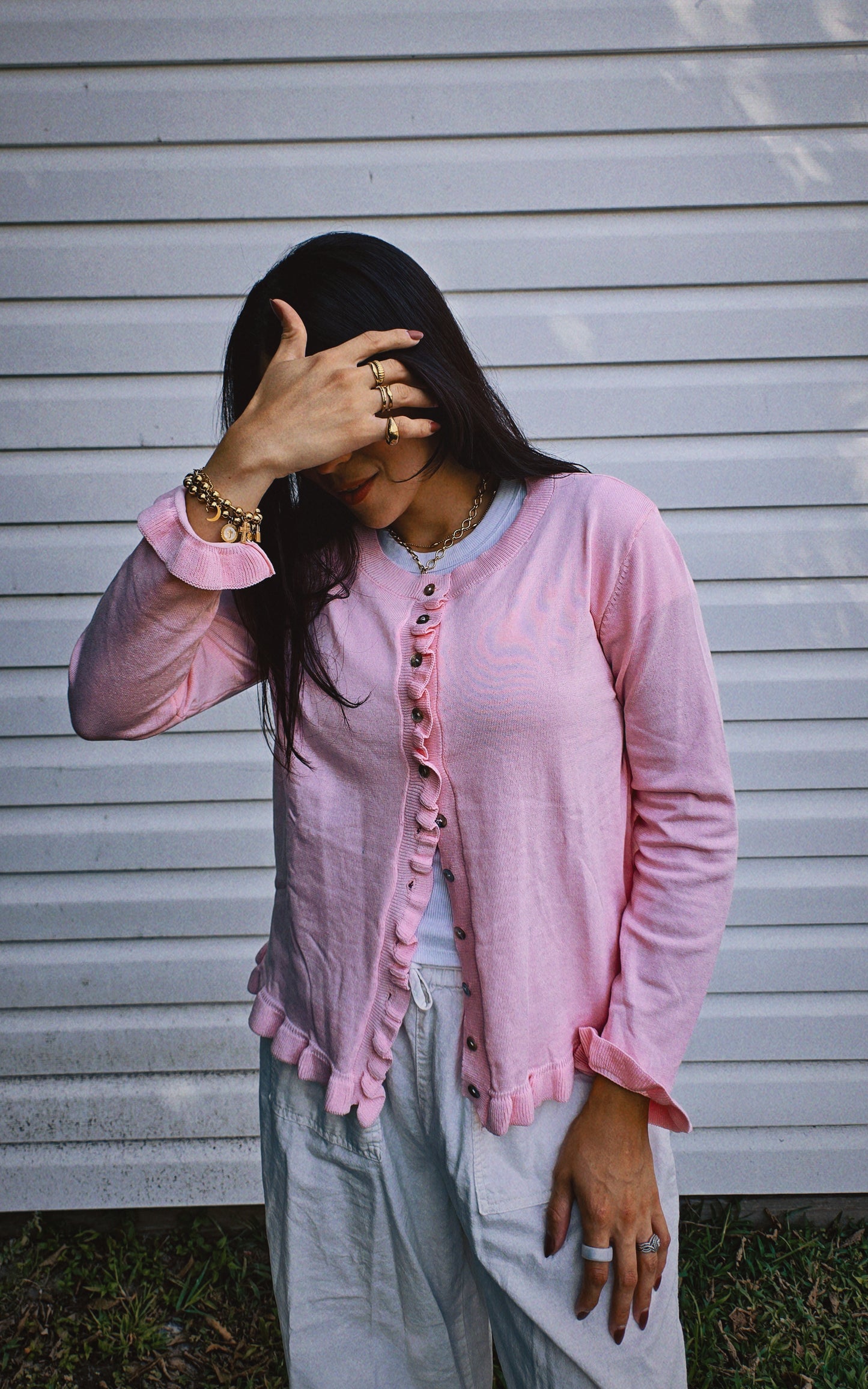 Pink Cardigan