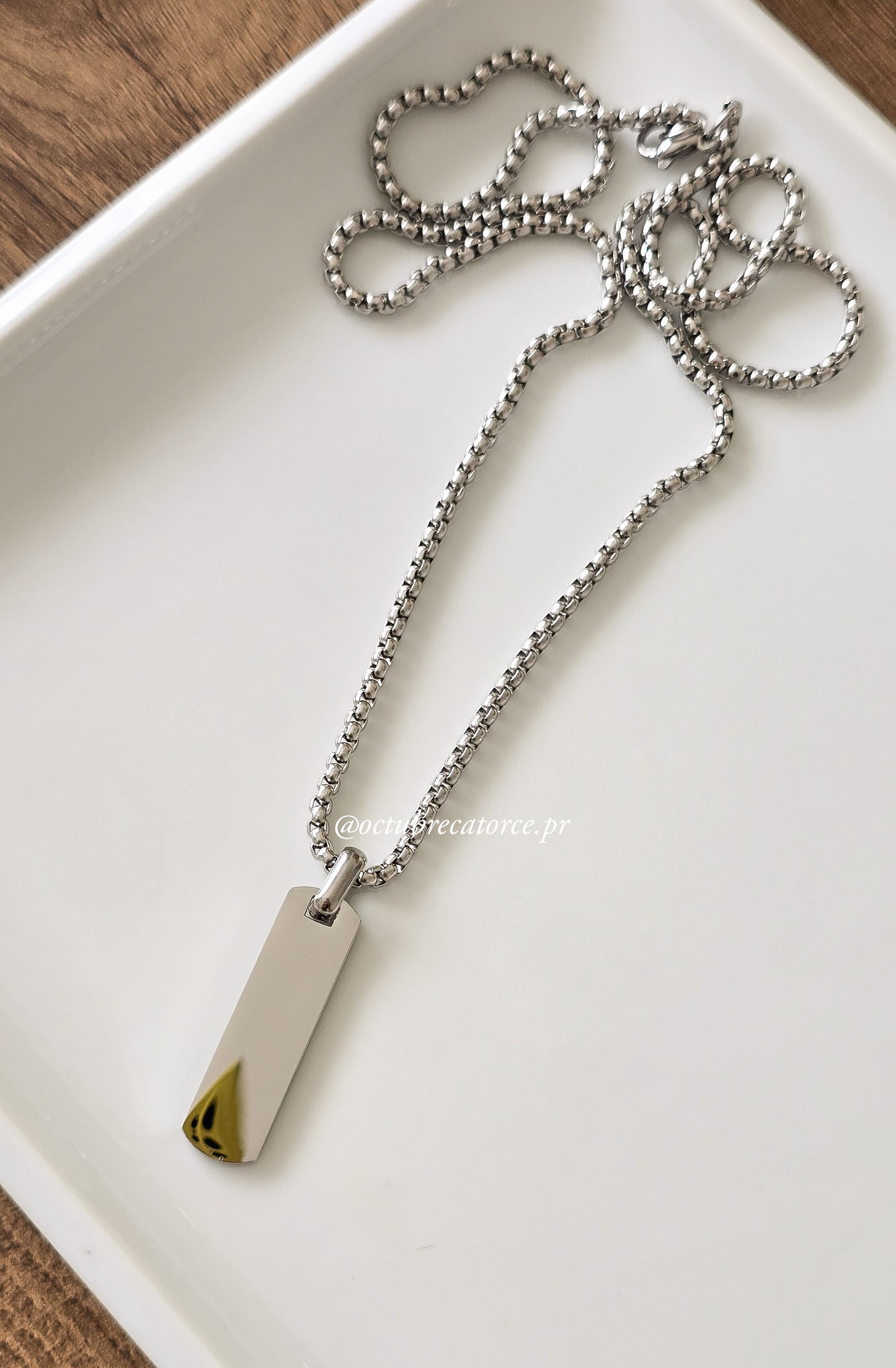 Initial Necklace- For Him