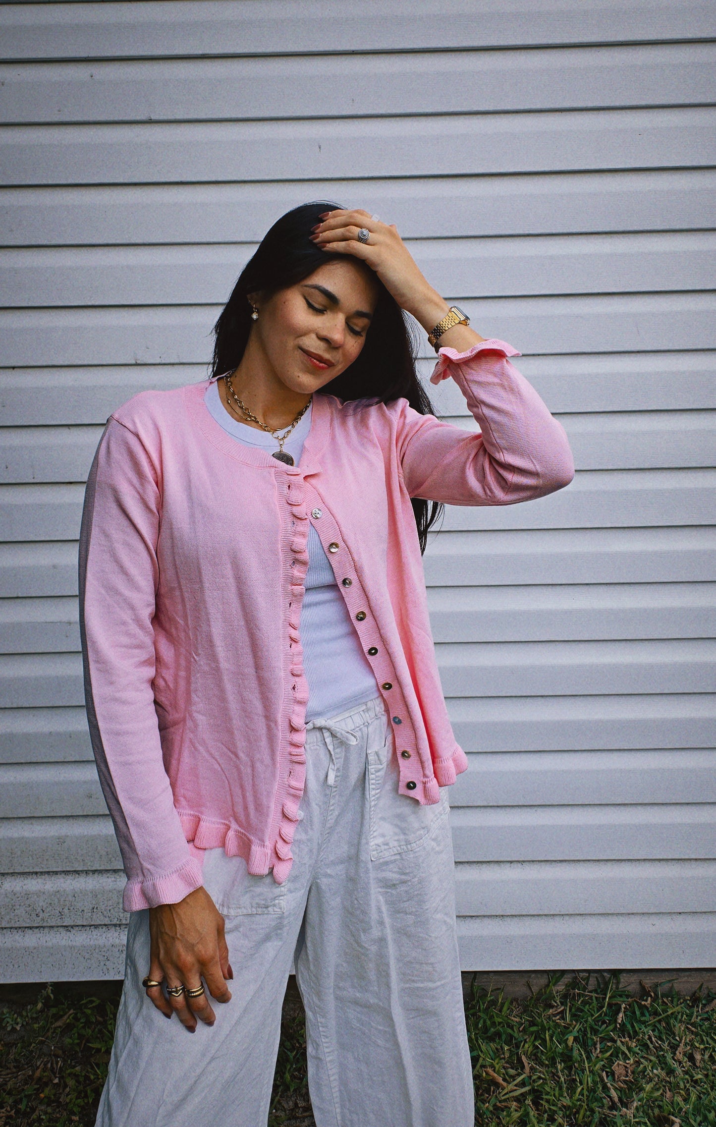 Pink Cardigan