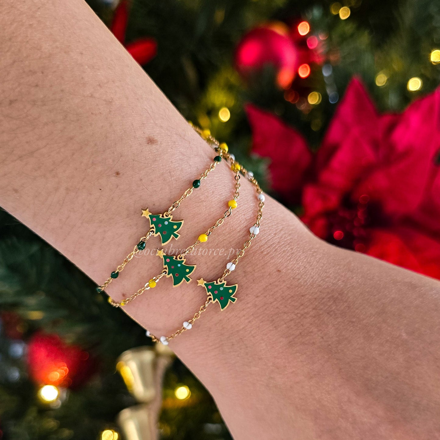Christmas Tree Bracelet