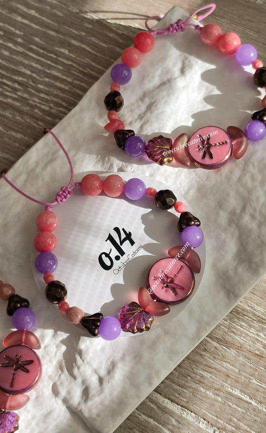Dragonfly Bloom Bracelet