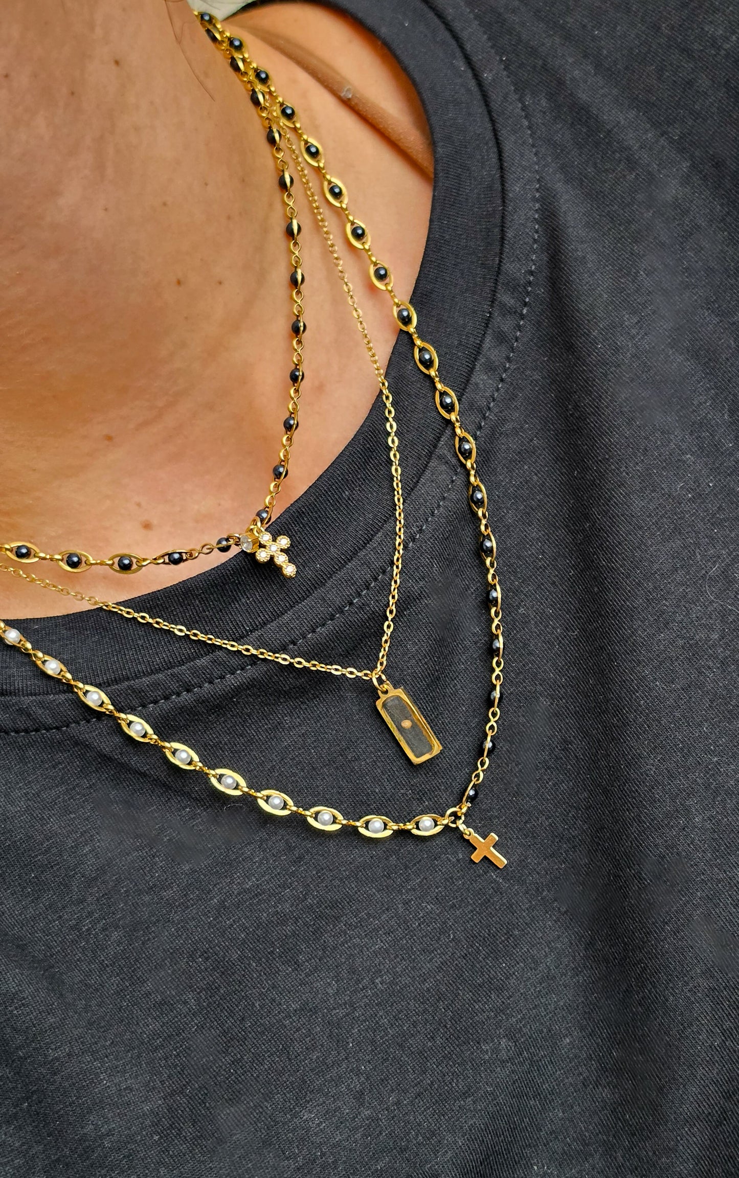 Hope Dos Tonos Necklace