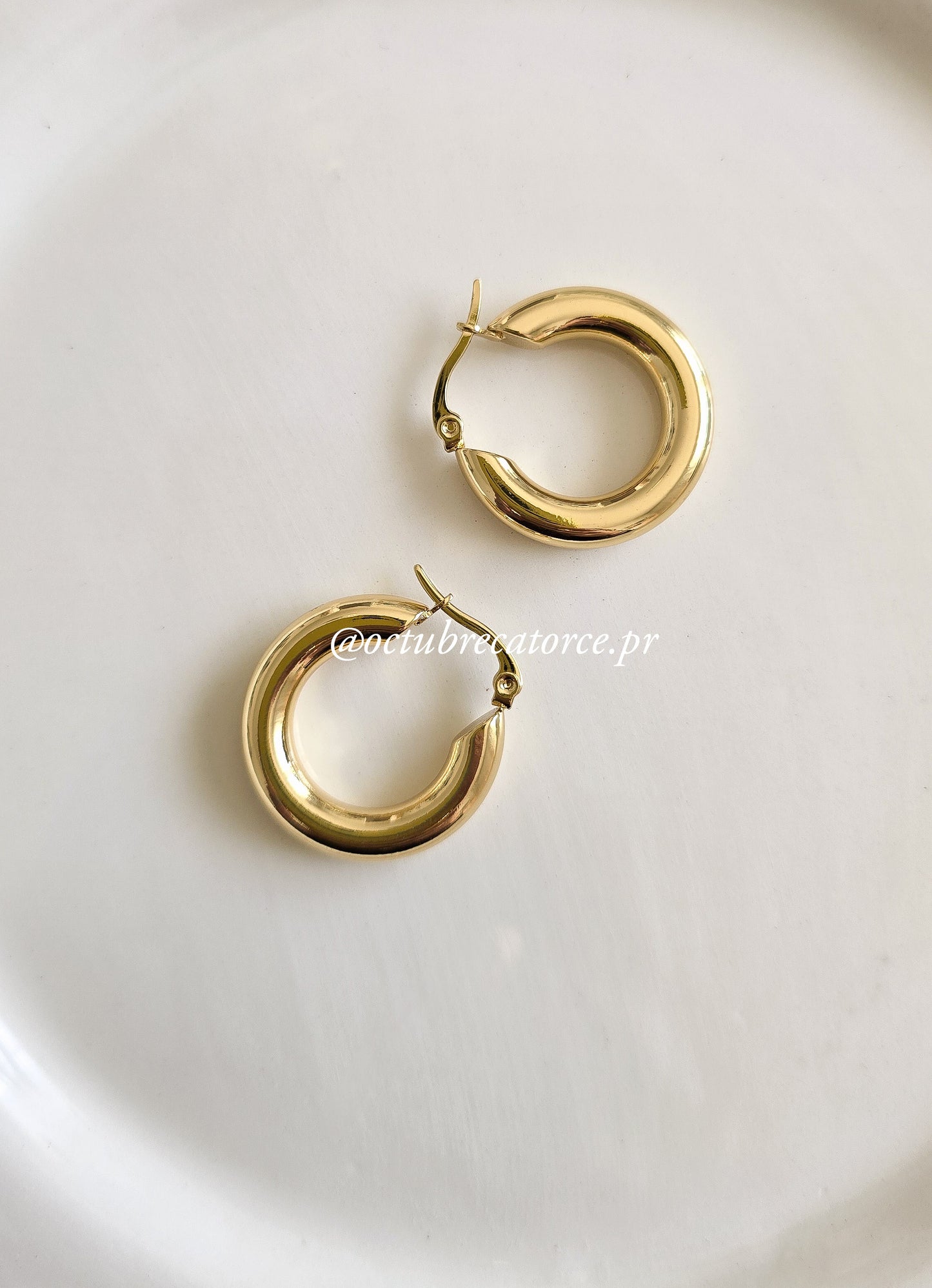 Golden Hoops - Small