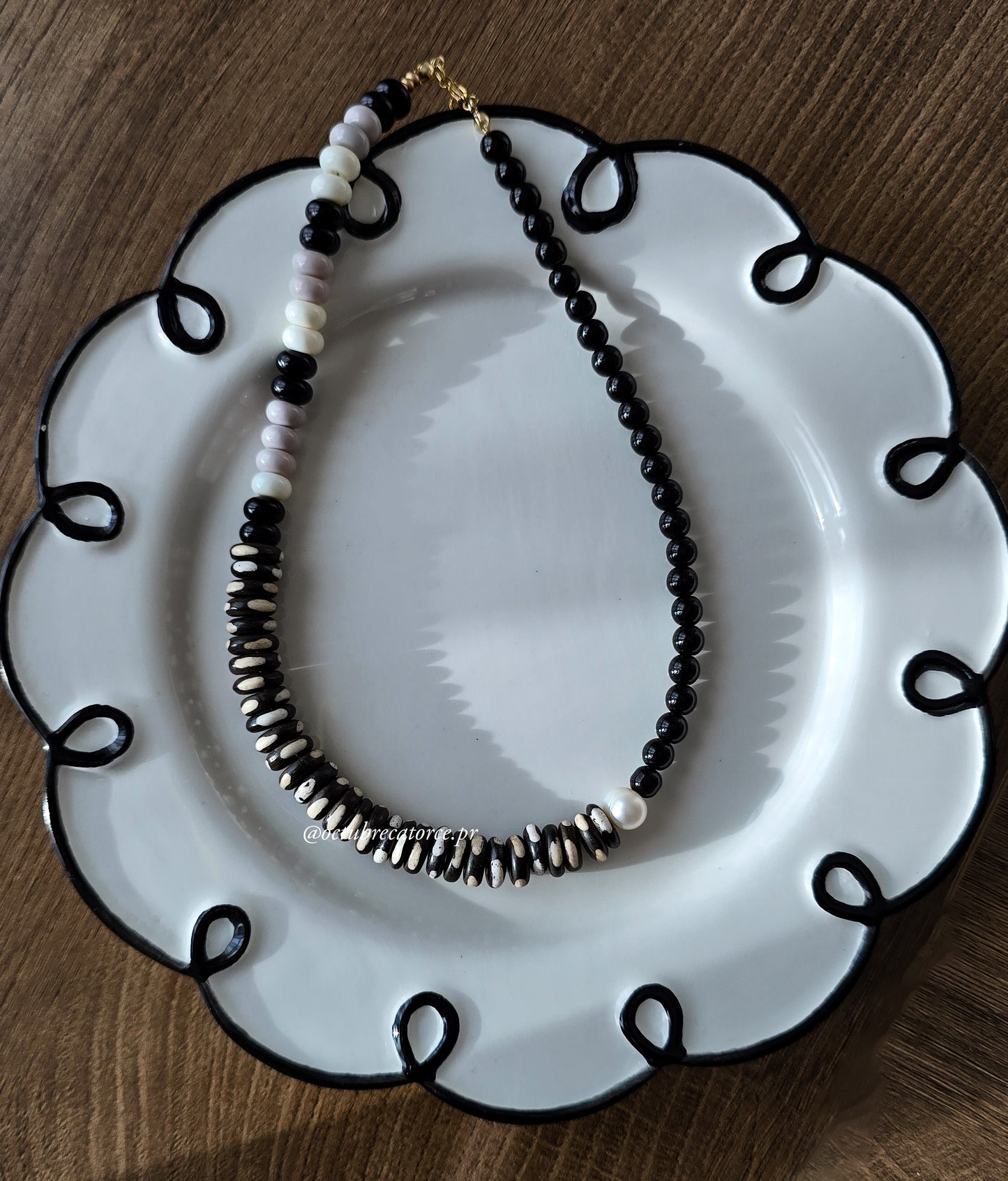 Midnight Pearl Necklace