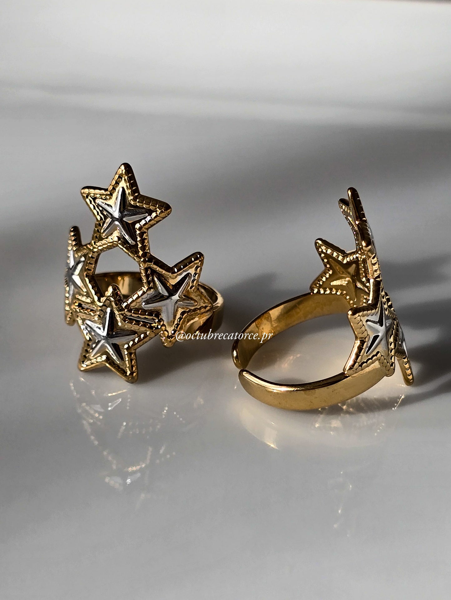 Estrella Dos Tonos Ring