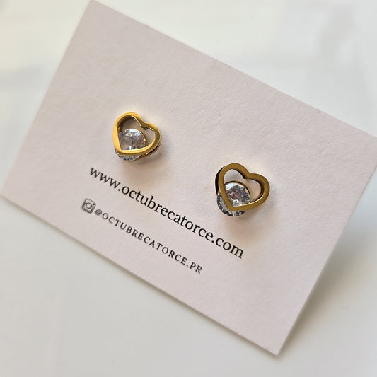 Heart Earrings Studs