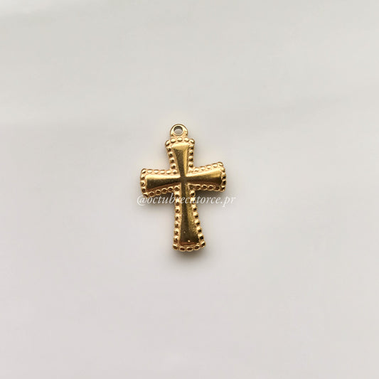 Gold Cross Charm