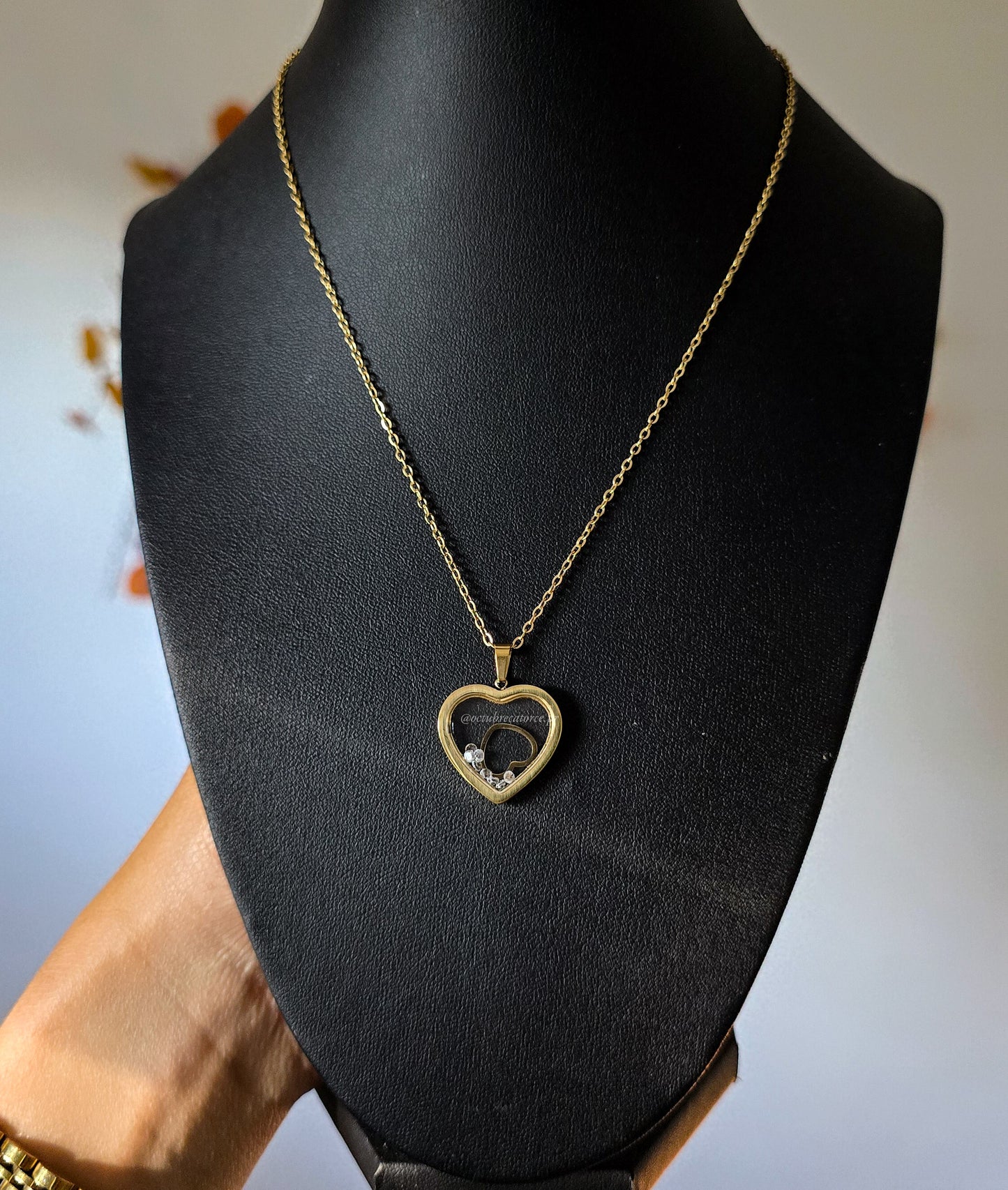 Corazón encapsulado Necklace