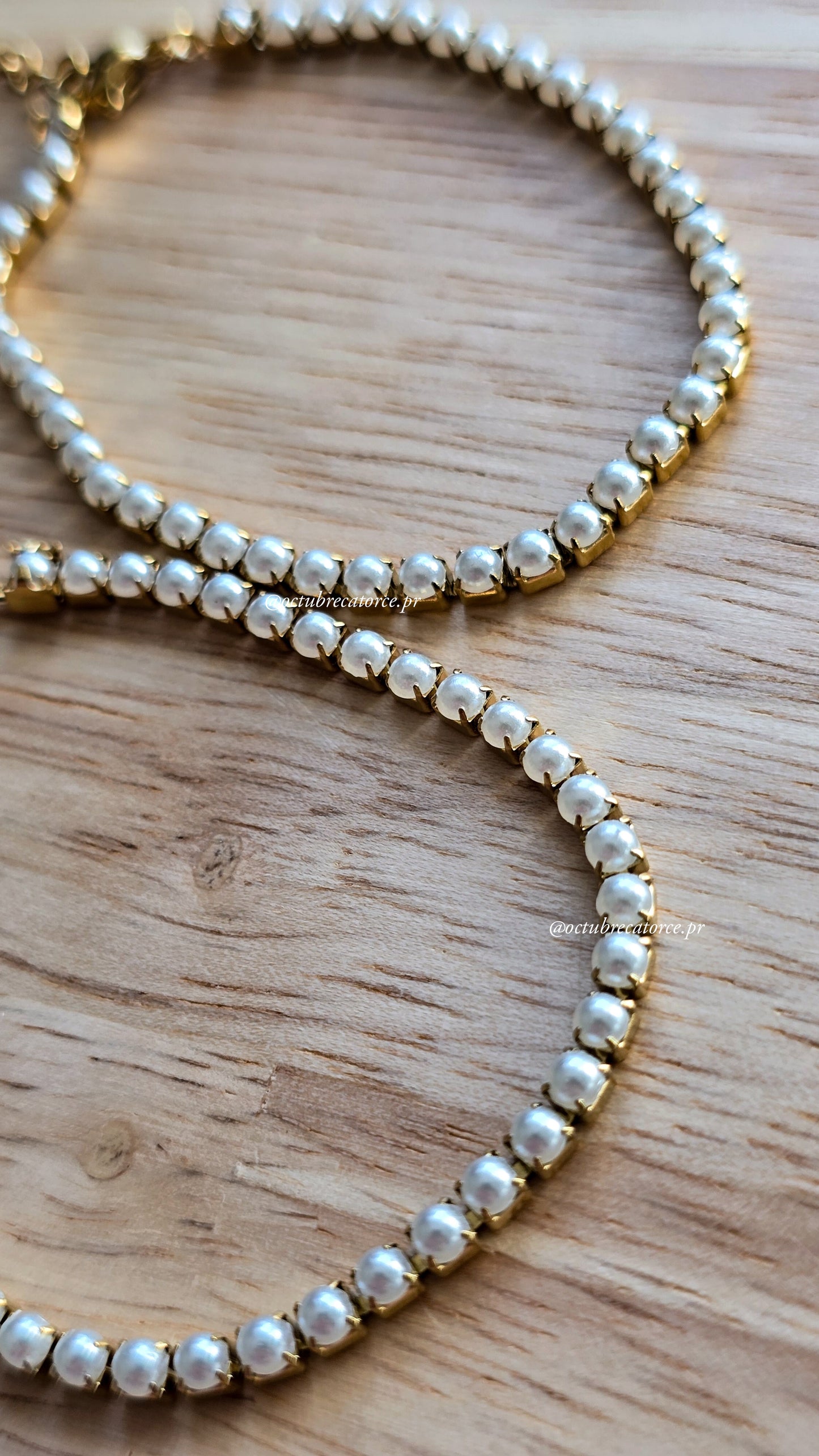 Pearl Tennis Bracelet