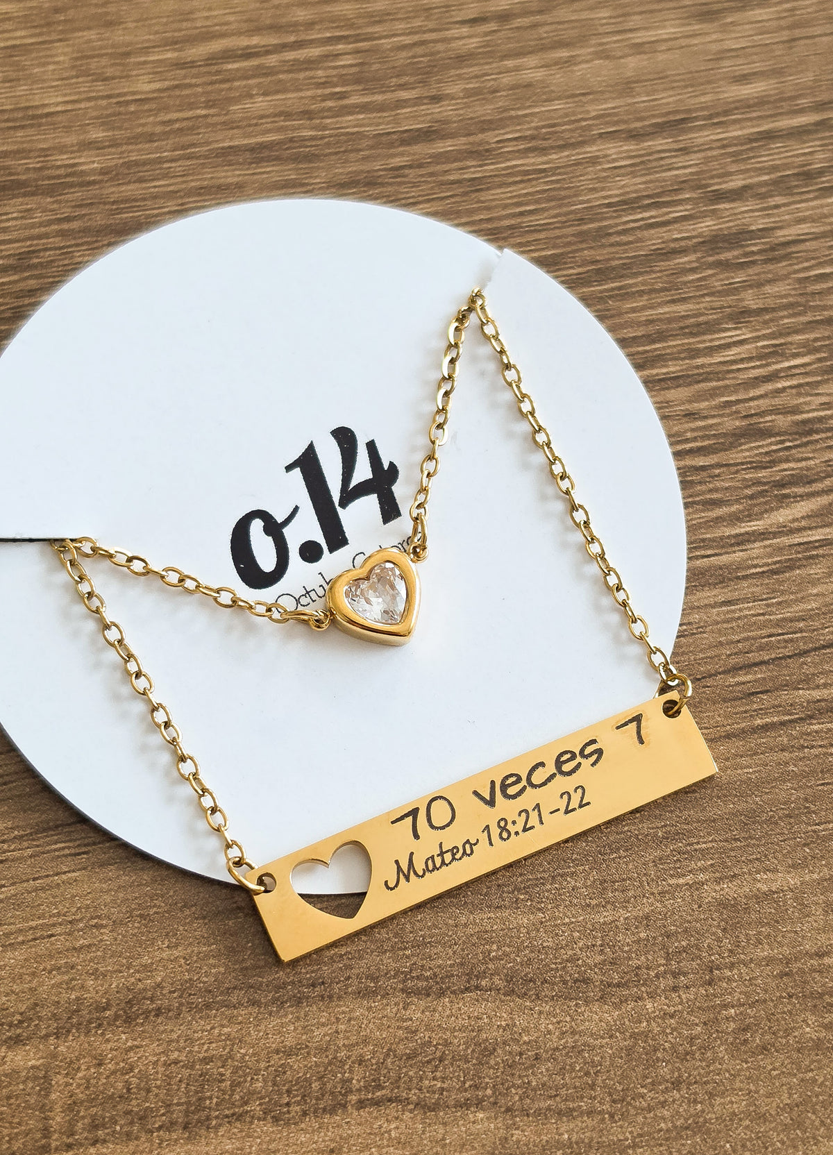 70 veces 7- Necklace