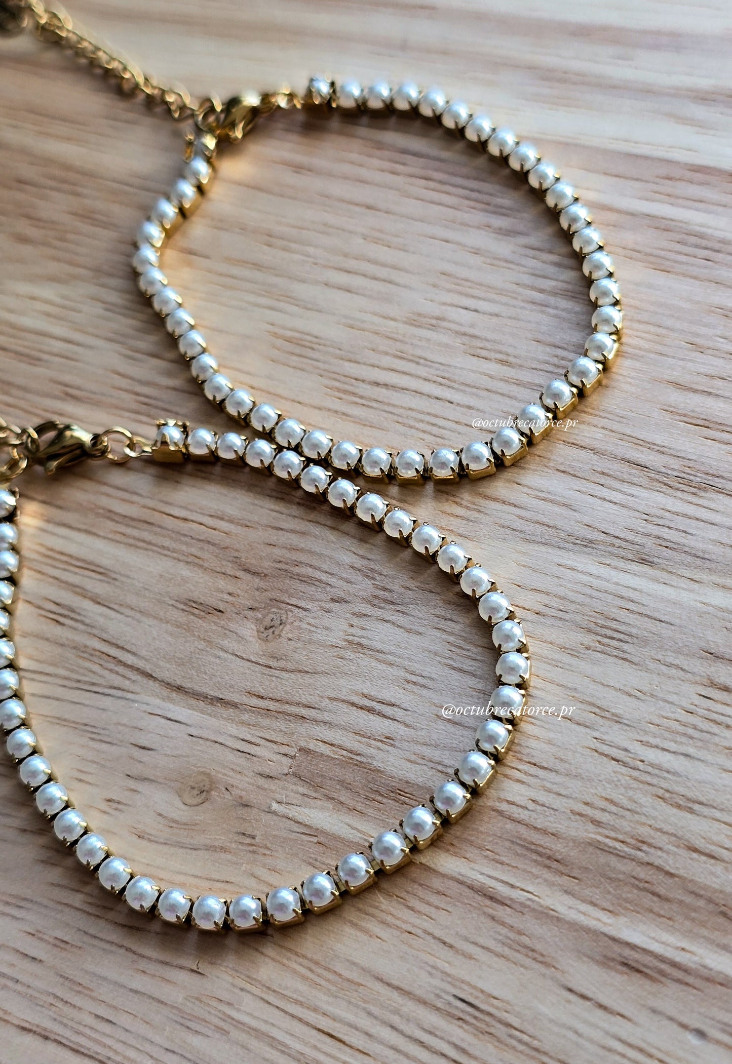 Pearl Tennis Bracelet