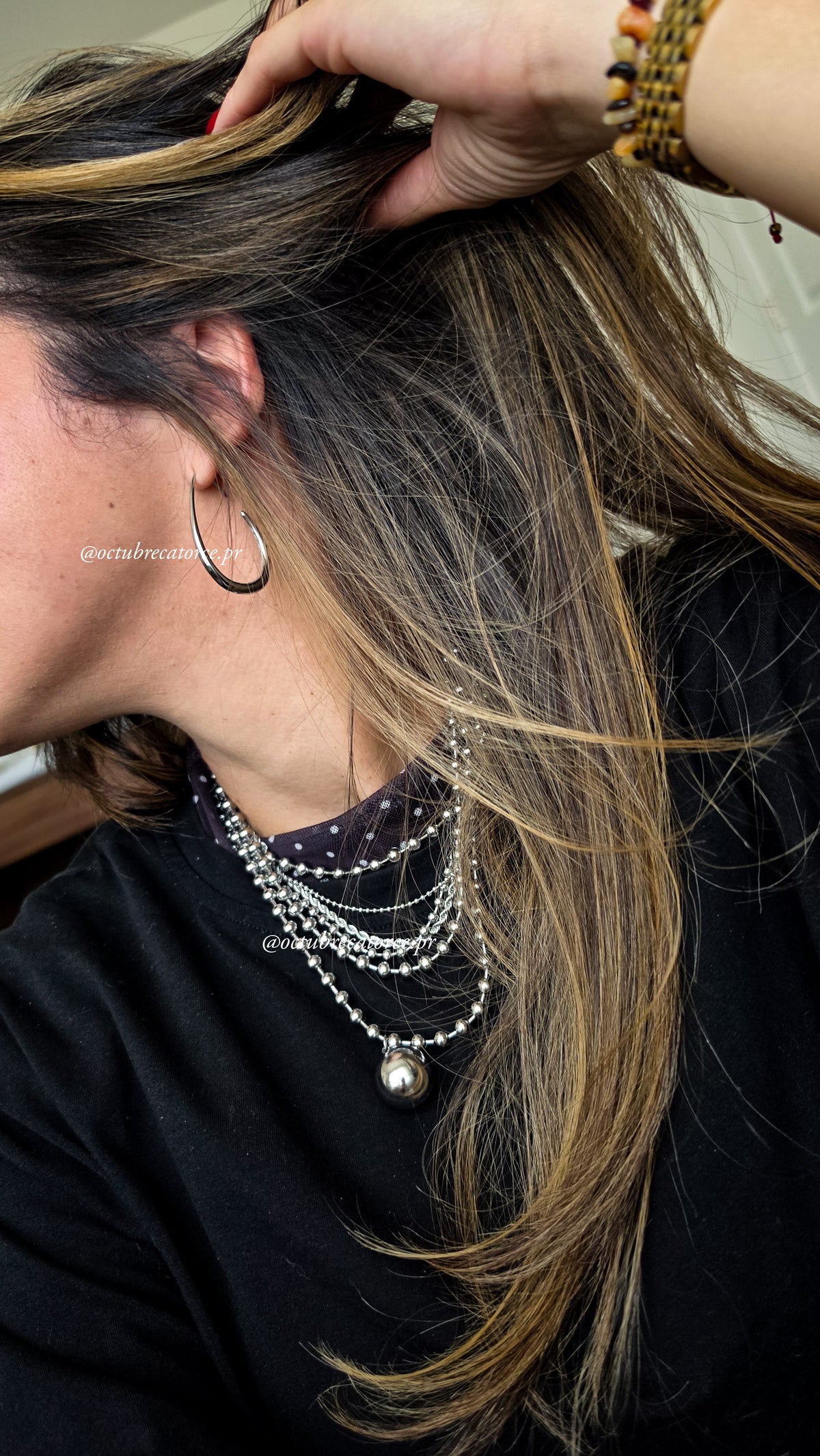 Curved Drop Earrings