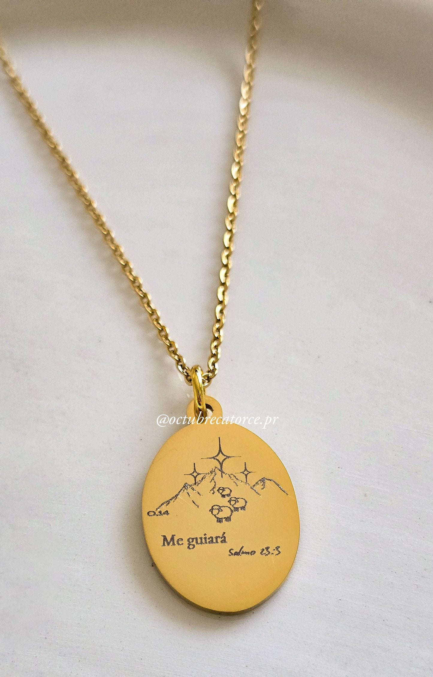 Me guiará Necklace