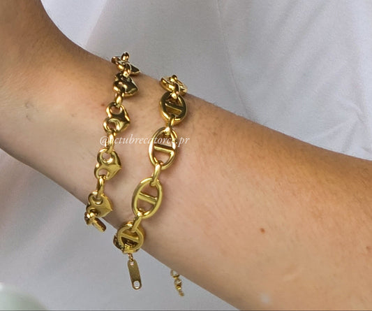 Heart Gold Bracelet