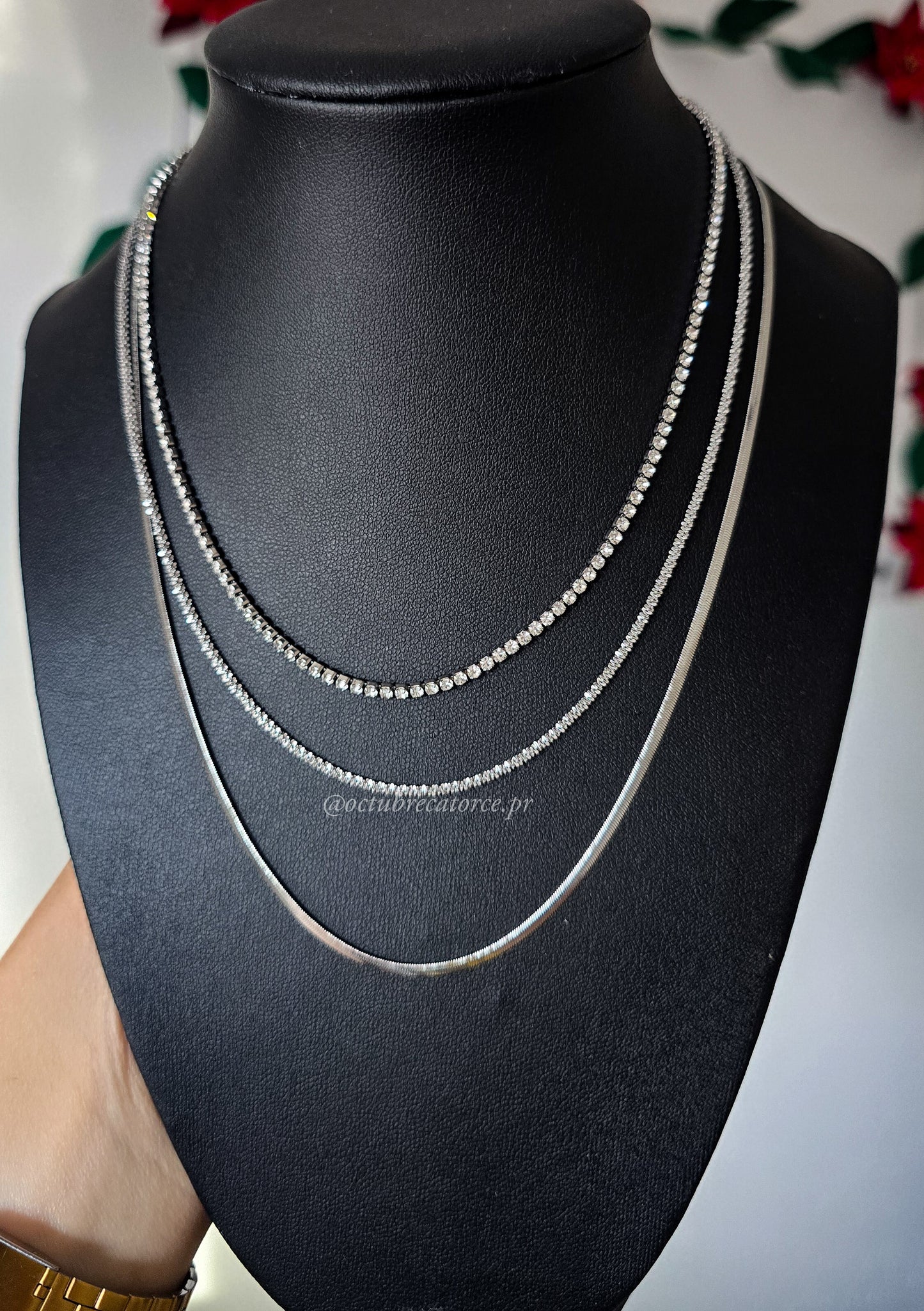 Silver Layer Necklace