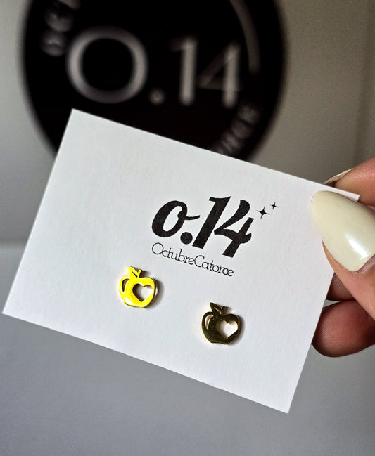 Back to School Earrings (Apple)