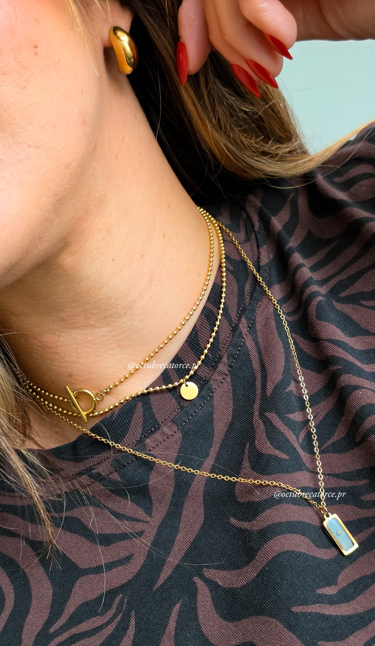 Celine Necklace - 2 en 1