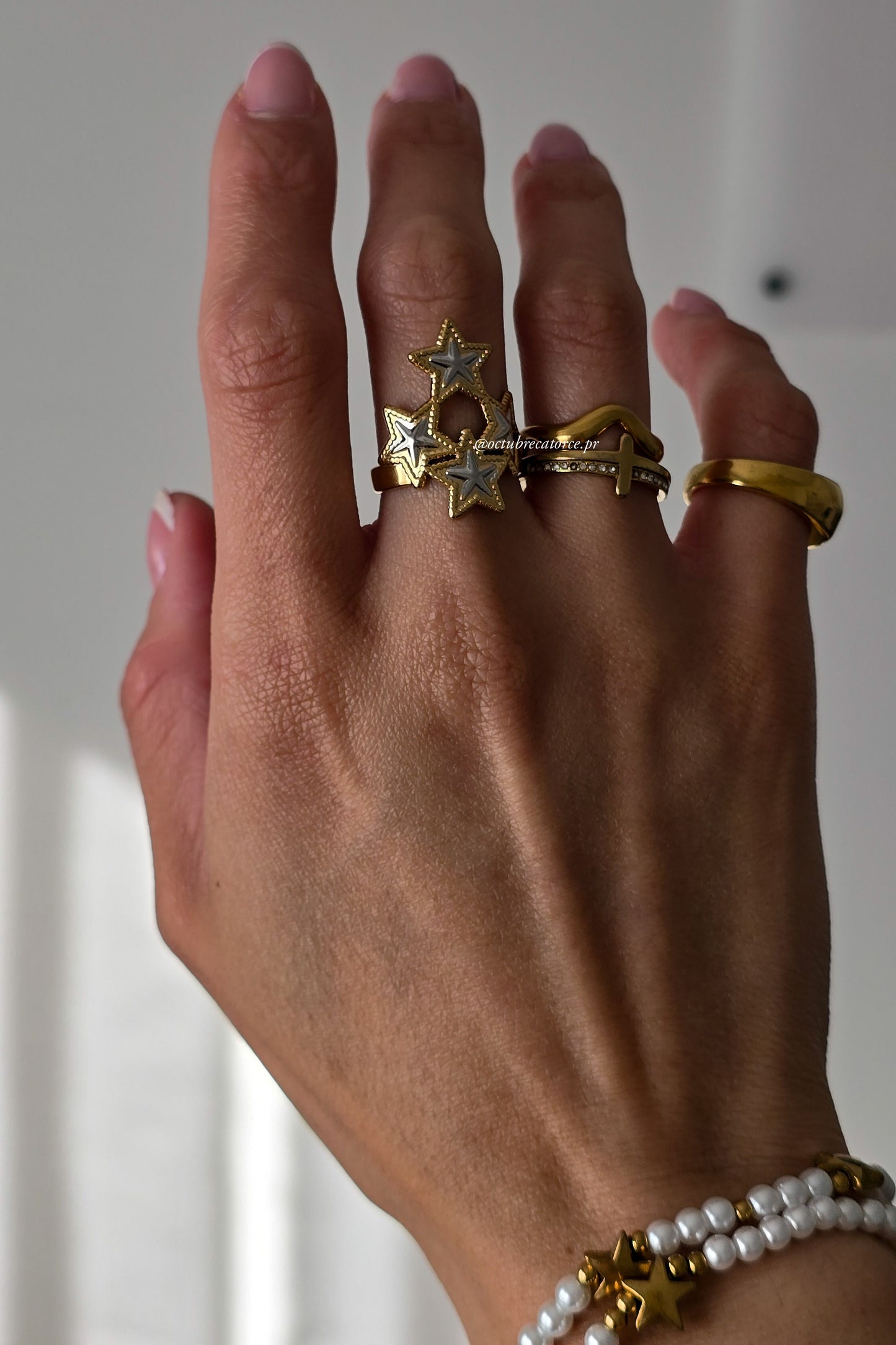 Estrella Dos Tonos Ring