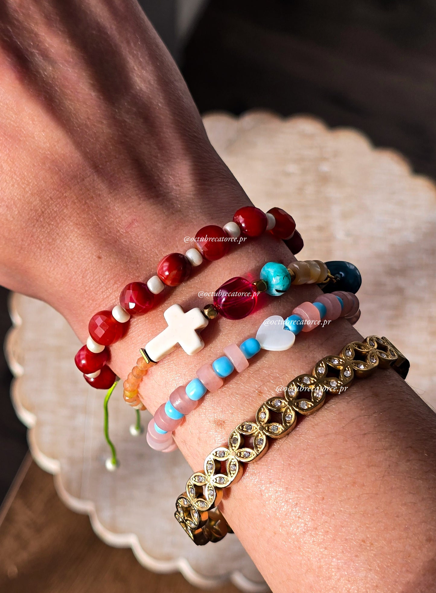 Ágata Stripe Bracelet