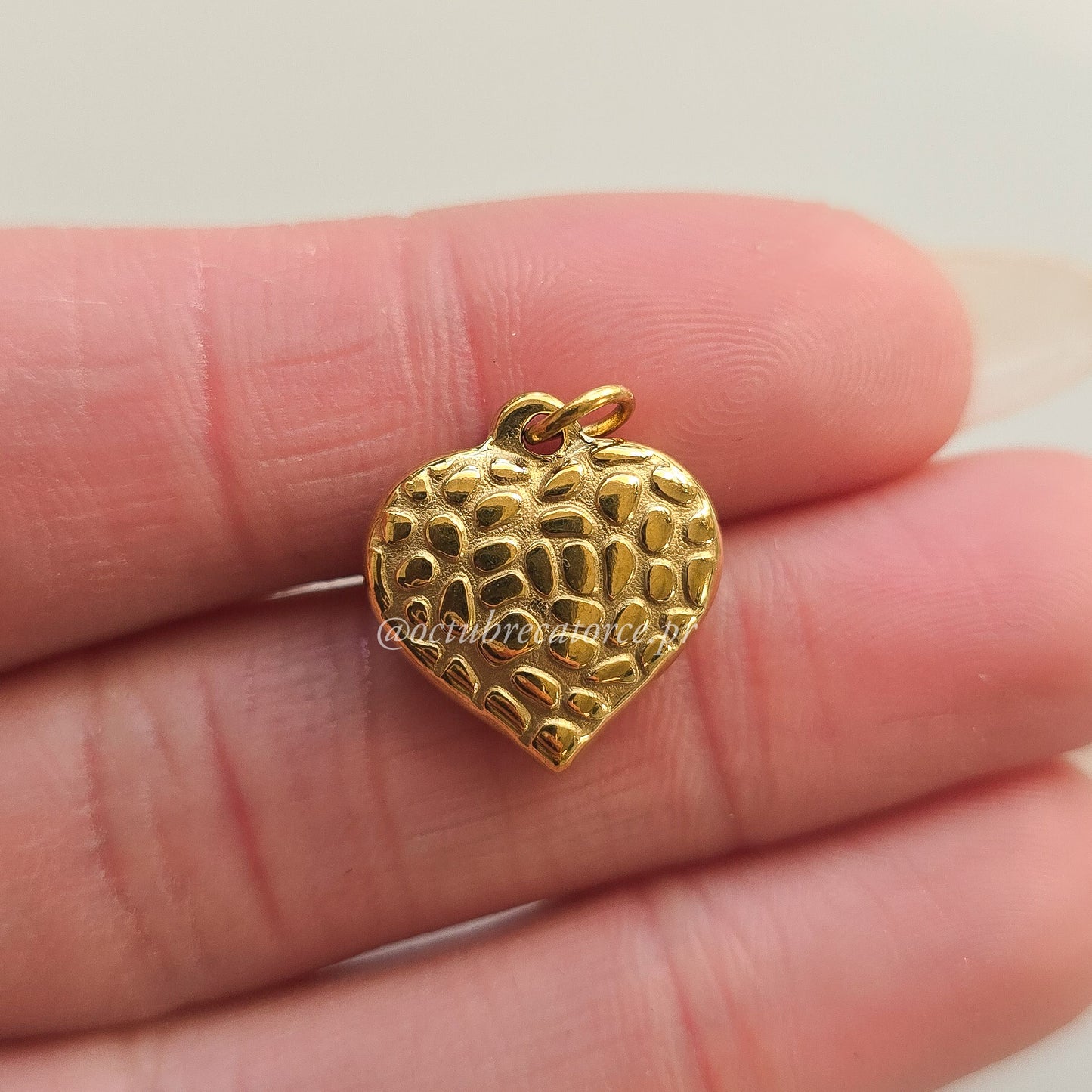 Corazon con textura Charm