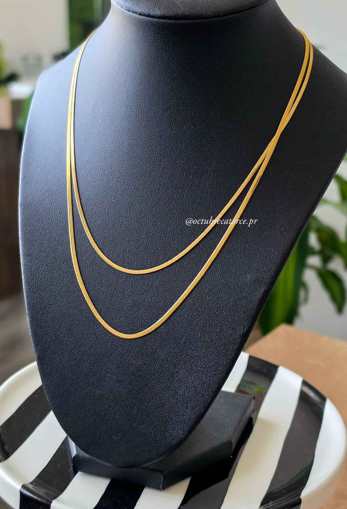 Snake Necklace Doble capa