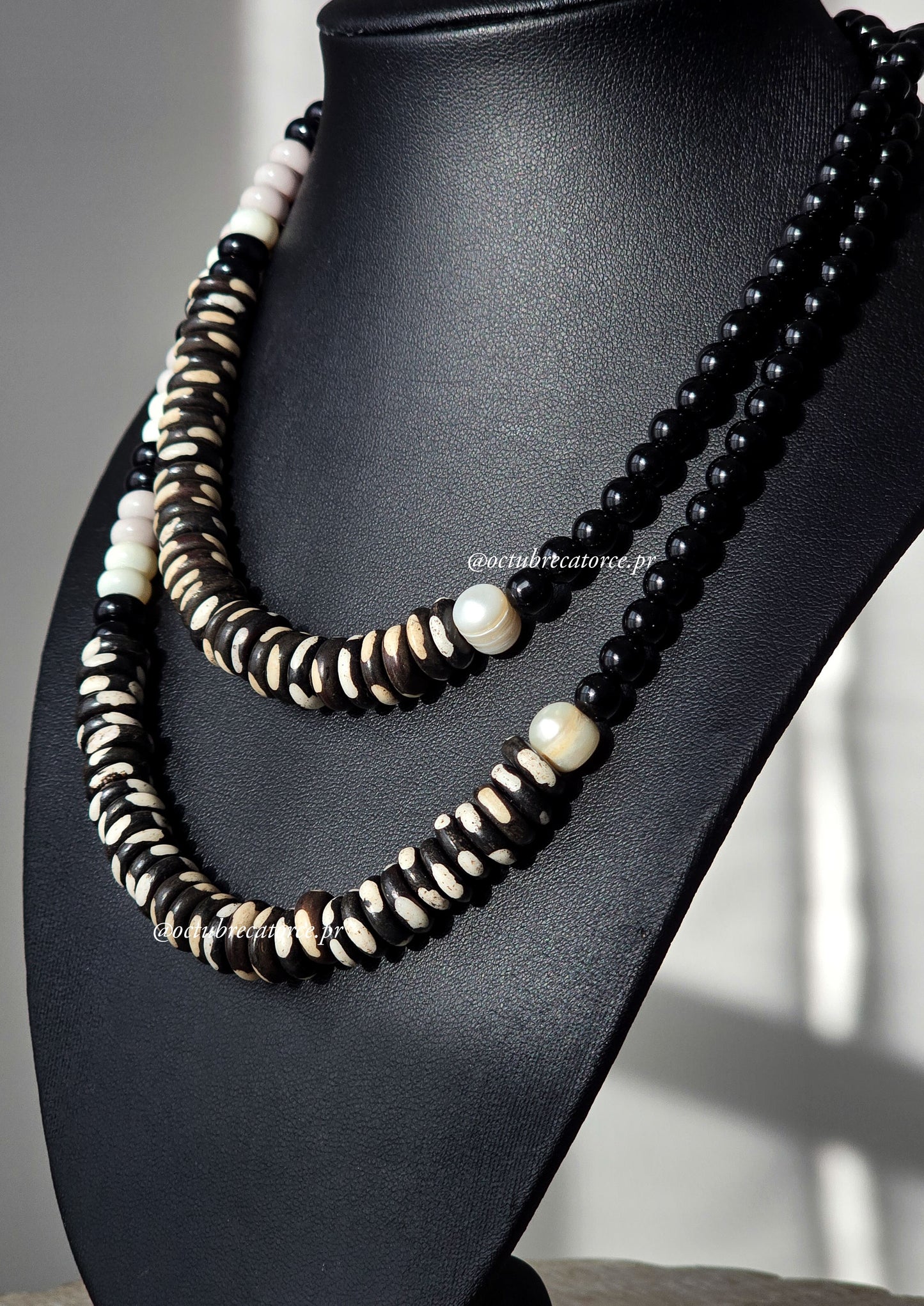 Midnight Pearl Necklace
