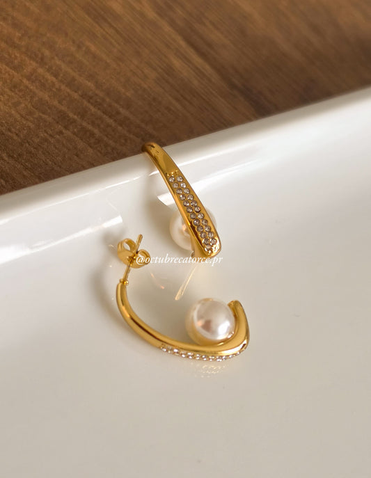 Twin Pearl Earrings