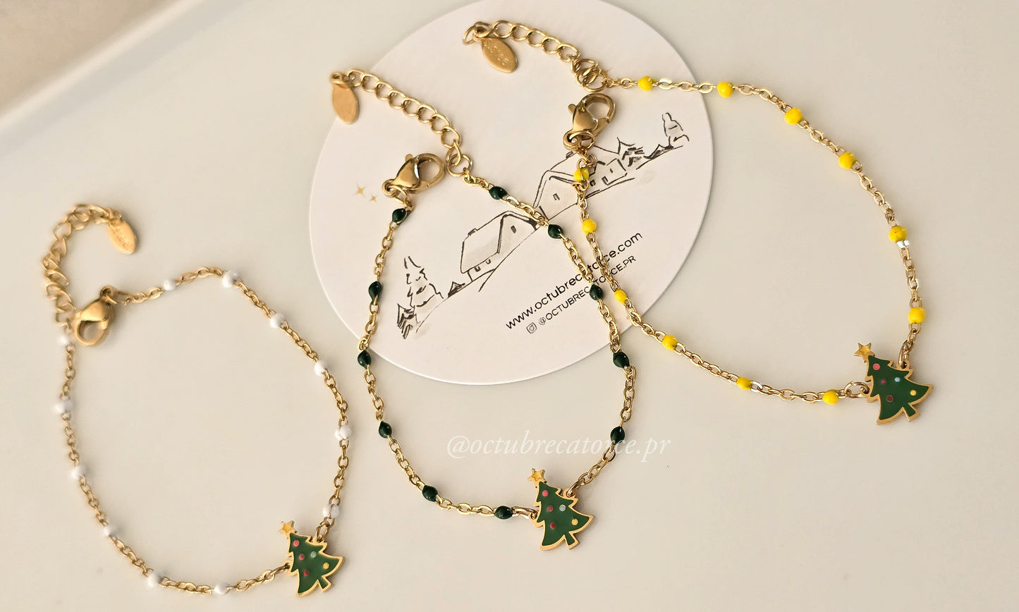 Christmas Tree Bracelet