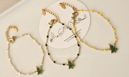 Christmas Tree Bracelet
