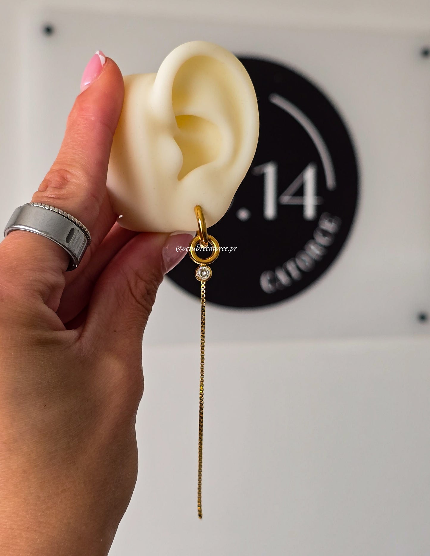 Golden Drop Earrings