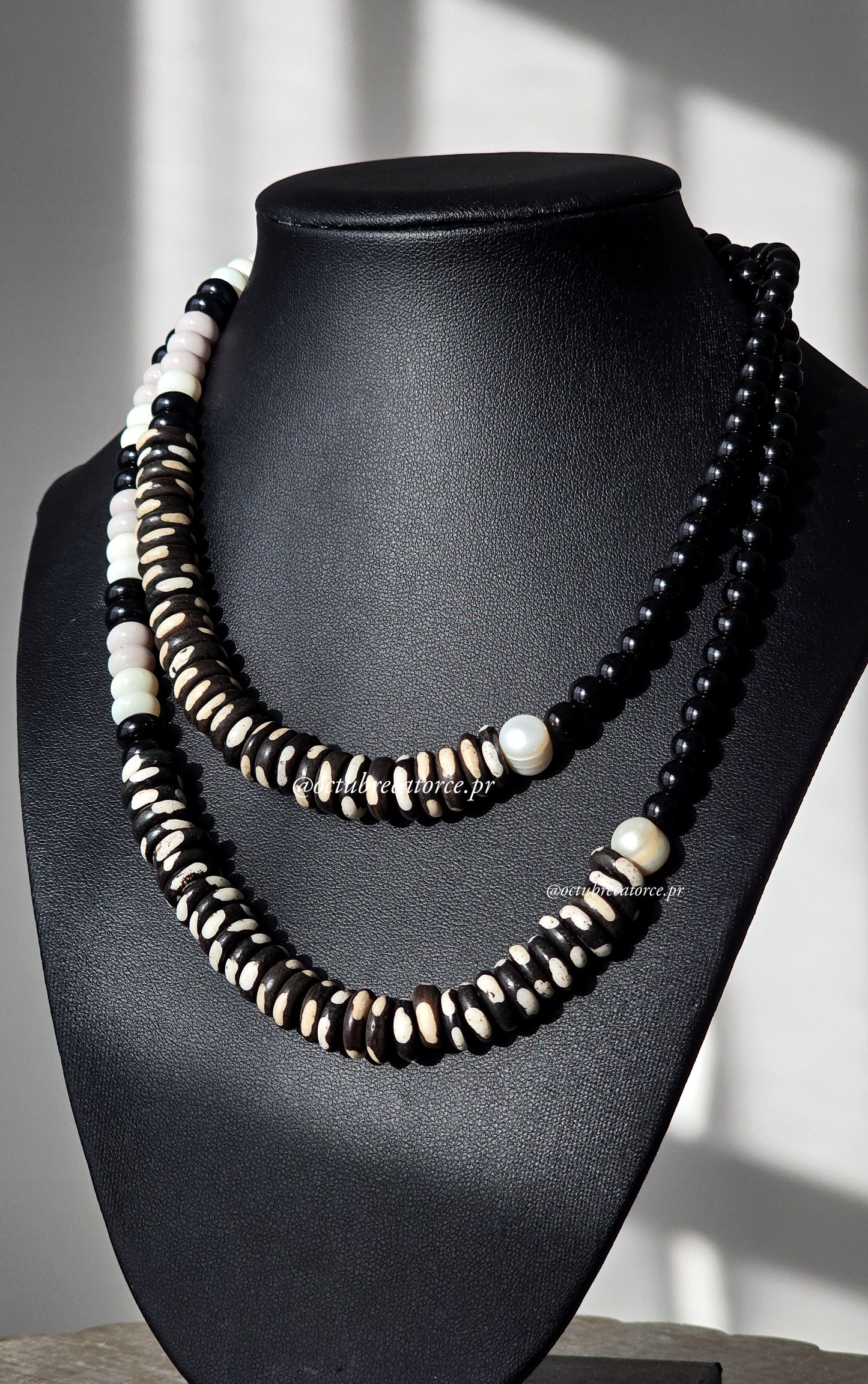 Midnight Pearl Necklace
