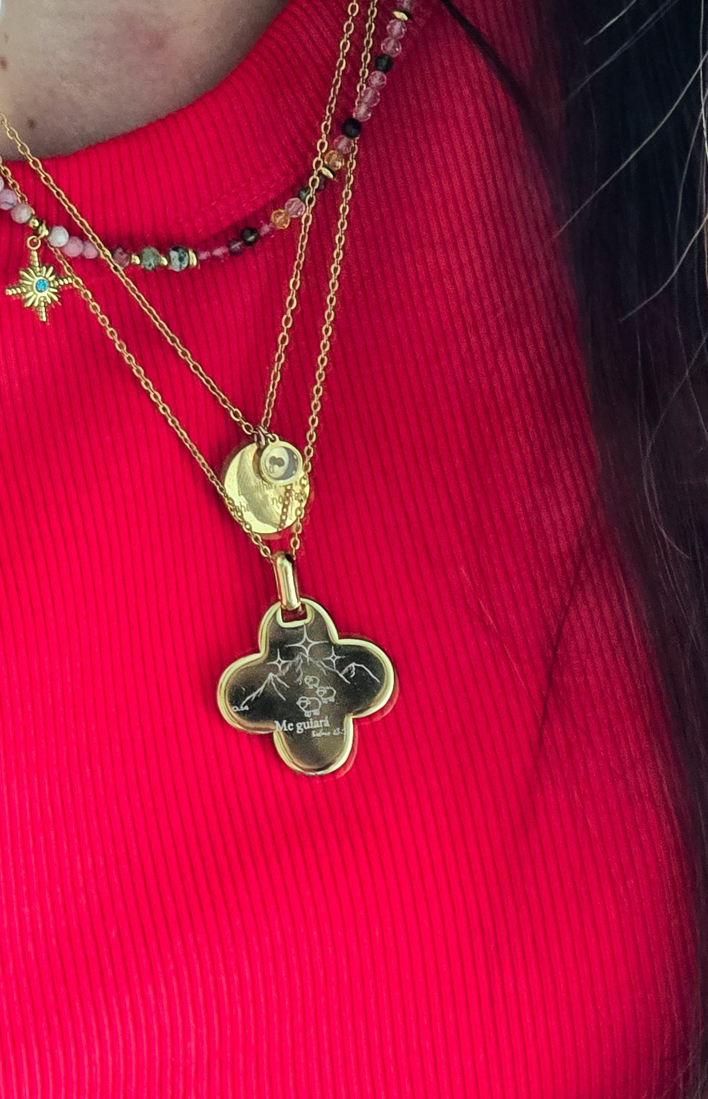 Me guiará Necklace
